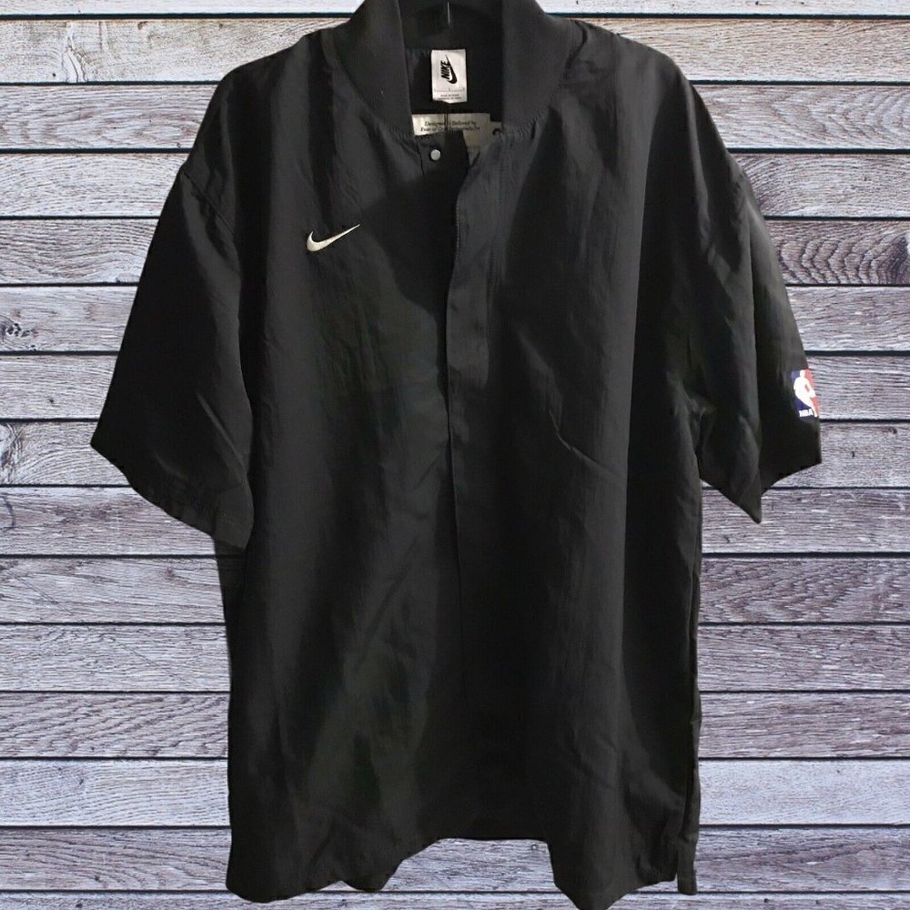 𝅺nike x Fear Of God NBA‎ Warm Up Top Jacket Off Noir